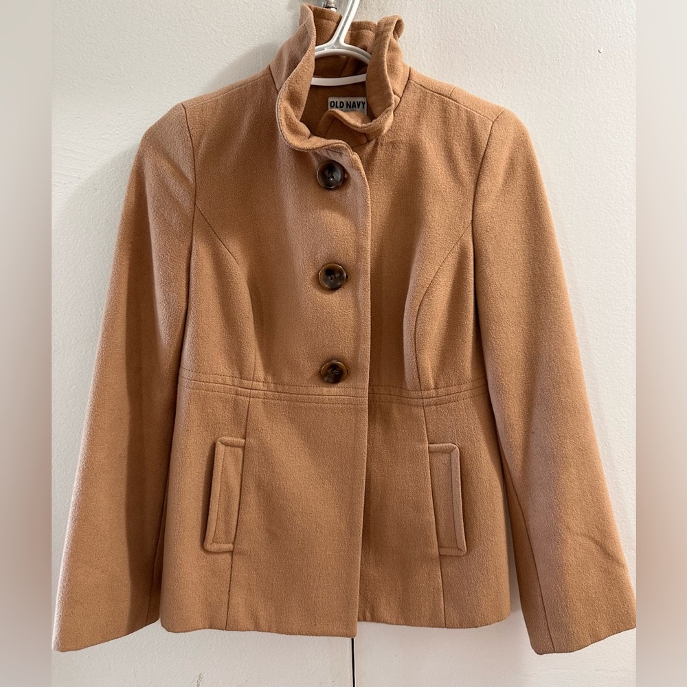 Old Navy Women's Tan Beige Coat